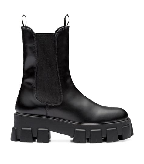 prada yellow biker boots|prada leather ankle boots.